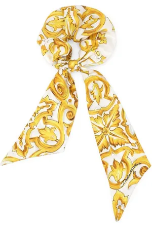 Dolce & Gabbana Graphic-print cotton scrunchie