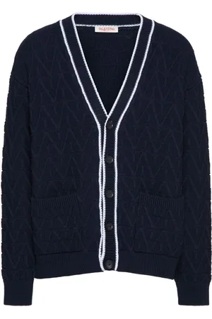VALENTINO GARAVANI Toile Iconographe cotton cardigan