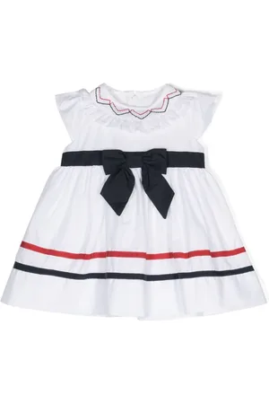PATACHOU Bow-detail cotton dress