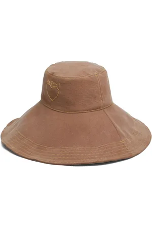 Marni Logo-embroidered wide-brim hat
