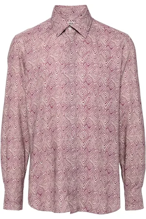 corneliani Geometric-print shirt