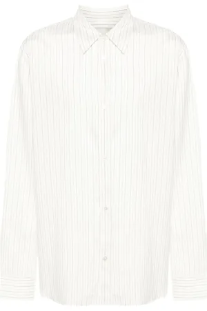 STUDIO NICHOLSON Striped silk shirt