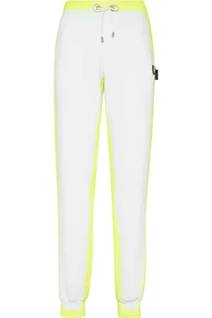 Philipp Plein Fluo cotton track pants
