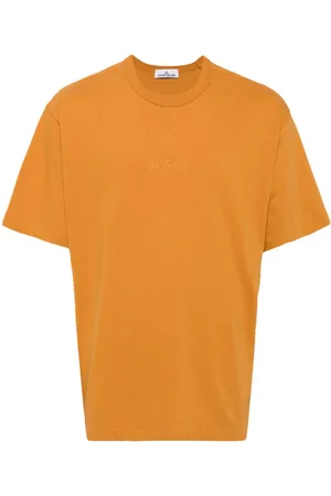 Stone Island Logo-embroidered cotton T-shirt