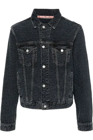 Acne Studios Logo-embossed denim jacket