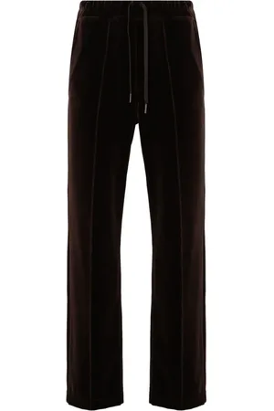 Tom Ford Straight-leg velour track pants