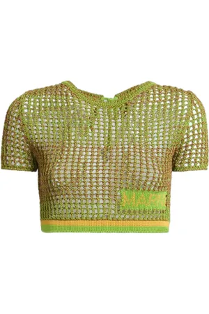 Marni Crochet-knit cropped top