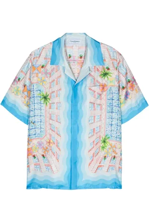 Casablanca Le Plongeon silk shirt