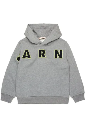 Marni Logo-print cotton hoodie