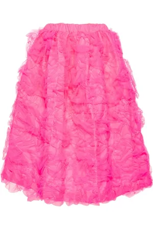 Comme des Garçons Ruffled tulle midi skirt