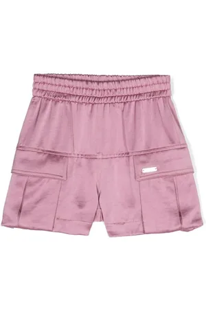 MONNALISA Satin straight-leg shorts