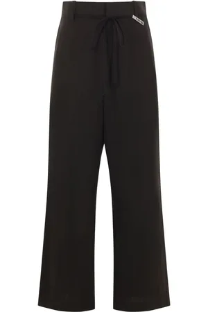 Maison Mihara Yasuhiro Drawstring straight-leg trousers