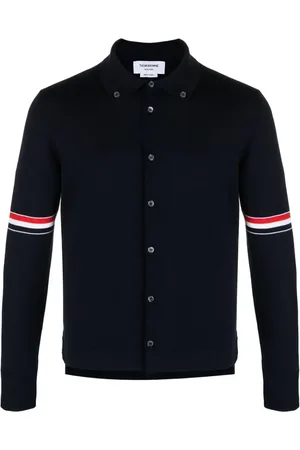 Thom Browne RWB stripe wool cardigan