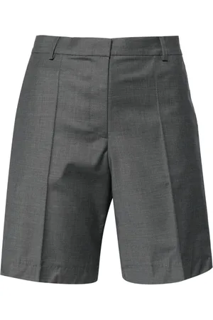 MATÉRIEL by Aleksandre Akhalkatsishvili Pressed-crease wool-blend shorts