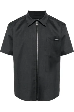 Nahmias Zip-fastening wool shirt