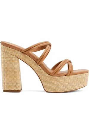 Michael Kors Corrine 127mm leather platform sandals