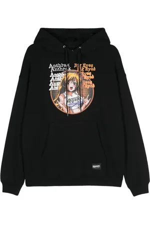NEIGHBORHOOD X Anthrax logo-print hoodie
