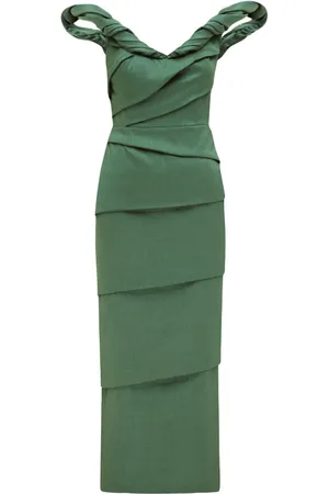 RACHEL GILBERT Asha off-shoulder midi dress