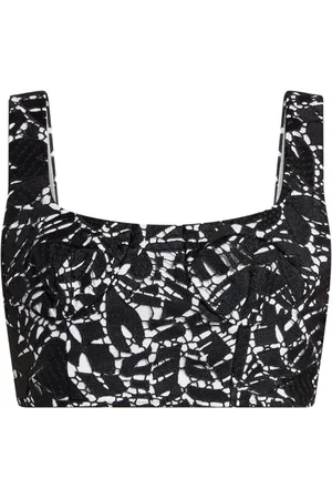 Michael Kors Cropped lace tank top