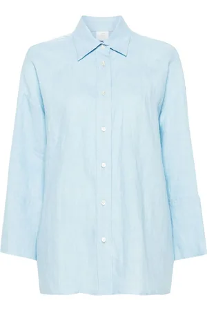 ELEVENTY Linen drop-shoulder shirt
