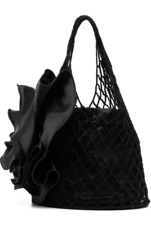MAGDA BUTRYM Devana floral-appliqué mini bag