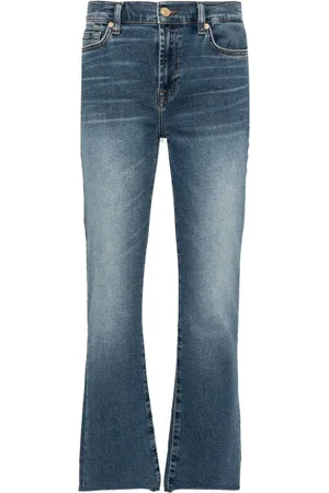 7 for all Mankind Daisy mid-rise cropped jeans