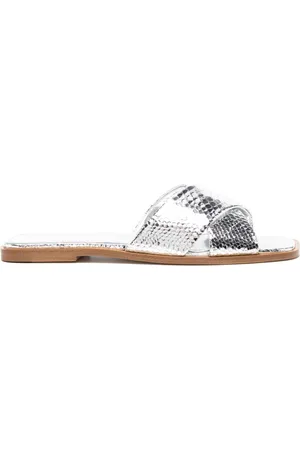 PARIS TEXAS Montecarlo metallic leather sandals