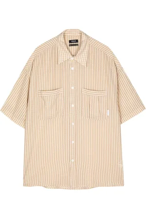 FIVE CM Striped short-sleeve shirt