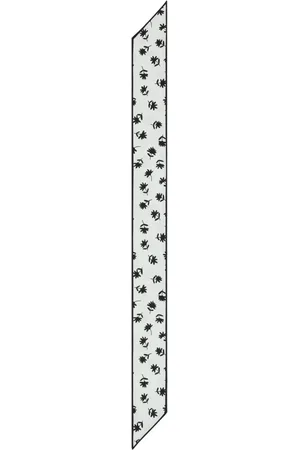 Tory Burch Daisy-print silk ribbon tie