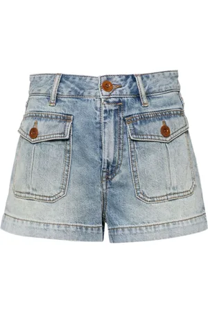 ZIMMERMANN Denim mini shorts