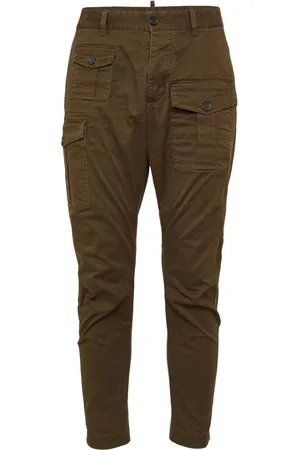 Dsquared2 Tapered cotton cargo trousers
