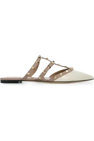VALENTINO GARAVANI Rockstud detail flat pumps