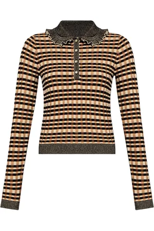 ULLA JOHNSON Kita checked jumper