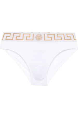 VERSACE Greca Border swim briefs