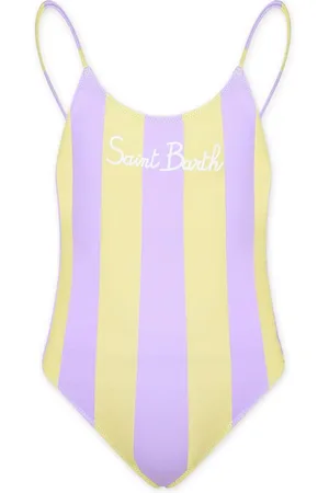 MC2 SAINT BARTH Cecille Jr striped swimsuit