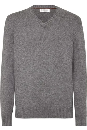 Brunello Cucinelli V-neck cashmere jumper