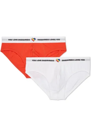 Dsquared2 Logo-waistband briefs (pack of two)