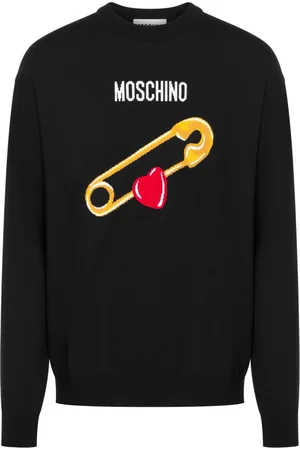 Moschino Intarsia-knit virgin wool jumper