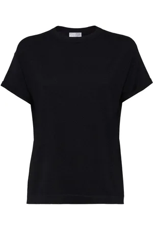 Brunello Cucinelli Plain knitted T-shirt