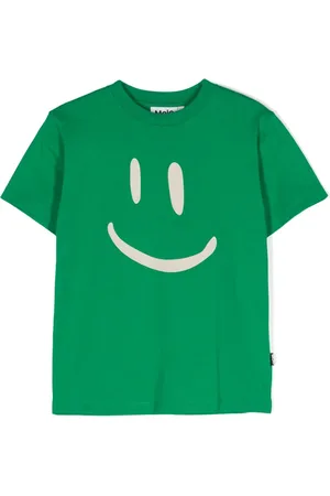 Molo Roxo smiley face-print T-shirt