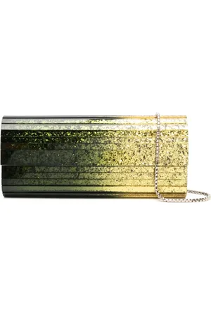 Jimmy Choo Sweetie glitter-detailing clutch