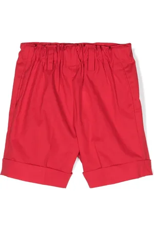 SIOLA Elasticated-waist cotton shorts