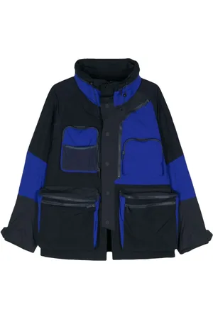 WHITE MOUNTAINEERING Colour-block multi-pocket parka