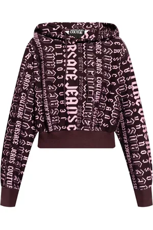 VERSACE Logo pattern hoodie sweatshirt