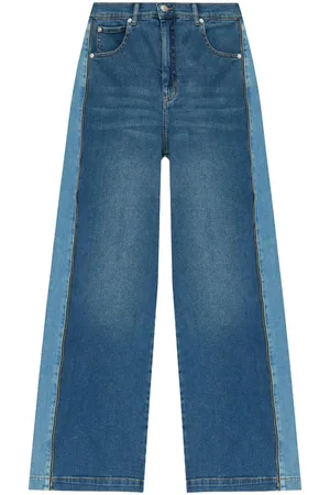 Munthe High-rise flared-leg cotton jeans