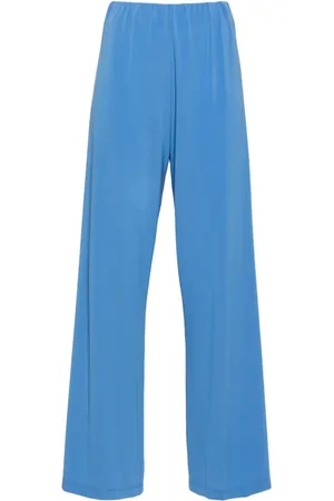 LE TRICOT PERUGIA Elasticated-waistband straight trousers
