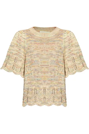 Munthe Ovacik short-sleeve knitted top