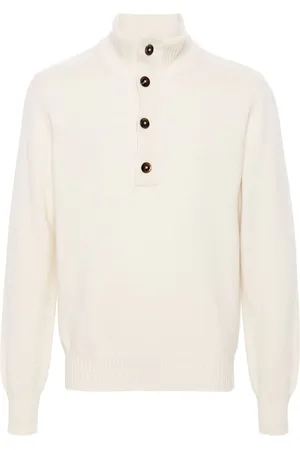 Tom Ford Buttoned-collar jumper