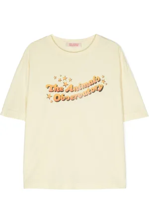 The Animals Observatory Logo-print cotton T-shirt