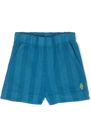 The Animals Observatory Logo-embroidered shorts